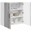 vidaXL Armoire de cuisine Kalmar Gris Sonoma 80 x 31 x 80 cm