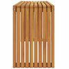 vidaXL banc Huile Naturelle 110 x 30 x 45 cm Bois de teck massif