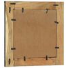 vidaXL Miroir Noir et Marron 50 x 2 x 50 cm Bois massif d'acacia
