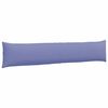 vidaXL Coussins de canapé 2 pcs Bleu 200 x 40 cm tissu