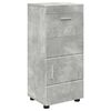 vidaXL Ensemble d'armoire de salle de bain TULUM Gris b&eacute;ton