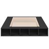 vidaXL Cadre de lit sans matelas noir 120x200 cm