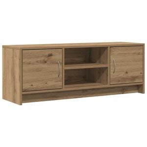 vidaXL Meuble TV ch&ecirc;ne artisanal 102x30x37,5 cm bois d'ing&eacute;nierie