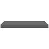 vidaXL Étagère murale flottante 4 pcs Gris brillant 50x23x3,8 cm MDF