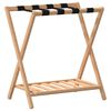 vidaXL Porte-bagages 68x38x58 cm bambou