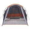 vidaXL Tente de camping tunnel 4 personnes gris imperméable