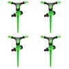vidaXL Arroseurs rotatifs 4 pcs vert et noir 16x13,5x25,5 cm ABS et PP