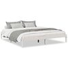 vidaXL Cadre de lit extra long sans matelas 180x210 cm bois massif pin
