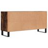 vidaXL Meuble TV ch&ecirc;ne fum&eacute; 103,5x30x50 cm bois d'ing&eacute;nierie