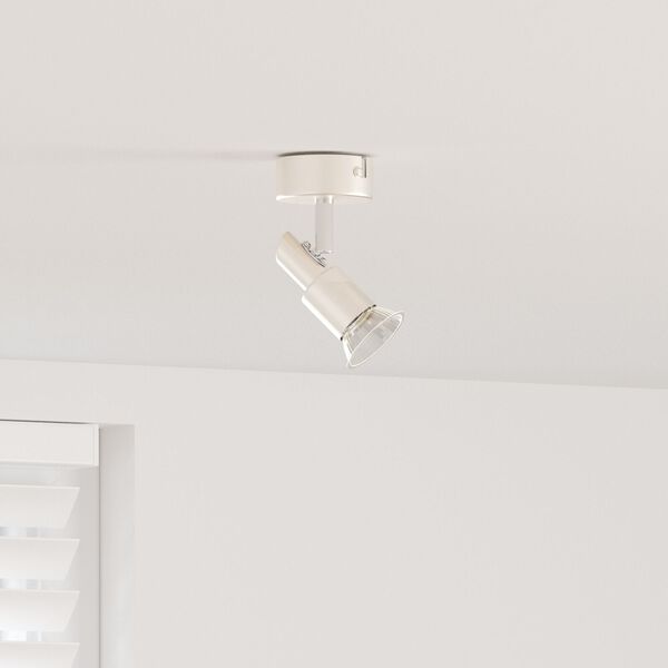 vidaXL Spot de plafond Nickel brossé 8 x 8 x 10.5 cm Acier