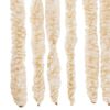 vidaXL Rideau anti-mouches beige et blanc 100x200 cm chenille