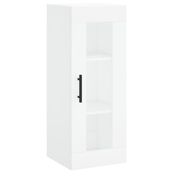 vidaXL Armoire murale blanc 34,5x34x90 cm