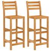 vidaXL Ensemble de bar d'ext&eacute;rieur 3 pcs Bois d'acacia massif