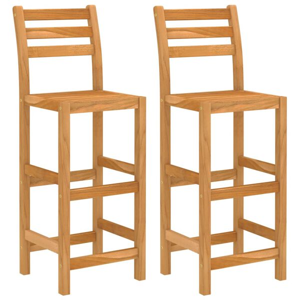 vidaXL Ensemble de bar d'ext&eacute;rieur 3 pcs Bois d'acacia massif