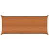 vidaXL Voile d'ombre Orange et marron 6 x 2,5 m 100 % polyester Oxford