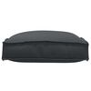 vidaXL Coussin 4 pcs Noir 40 x 40 x 8 cm Tissu Oxford