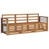 vidaXL Ensembles de canap&eacute;s 3 pcs Bois d'Acacia Massif
