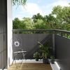 vidaXL Paravent de balcon anthracite 1000x100 cm r&eacute;sine tress&eacute;e