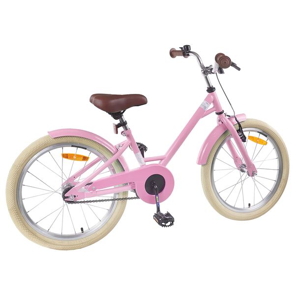 vidaXL V&eacute;lo pour Enfants 18 Pouces pour les 5-7 ans Rose clair