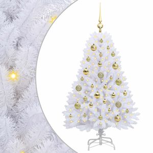 vidaXL Sapin de No&euml;l Artificiel &agrave; Branches Articul&eacute;es Blanc 120 cm