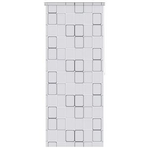 vidaXL Store roulant de douche 80x240 cm Carr&eacute;