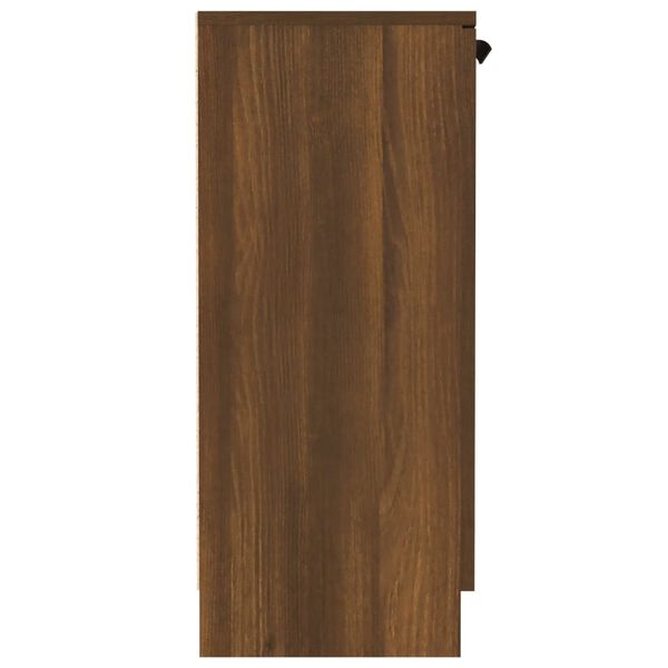 vidaXL Buffet chêne marron 60x30x70 cm Bois d'ingénierie