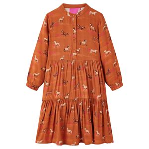 Robe pour enfants cognac 116