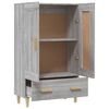 vidaXL Buffet Sonoma gris 70x31x115 cm Bois d'ing&eacute;nierie