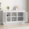 vidaXL Buffet blanc 102x35x60 cm bois d'ing&eacute;nierie