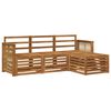 vidaXL Ensemble de canap&eacute;s d'ext&eacute;rieur 4 pcs Naturel