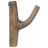 vidaXL Crochet Marron 4 x 4 x 14 cm Bois Recycl&eacute; Solide