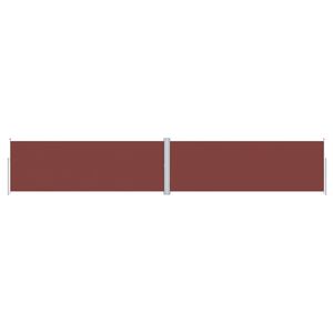 vidaXL Auvent lat&eacute;ral r&eacute;tractable Marron 180x1000 cm