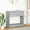 vidaXL Table console avec tiroirs sonoma gris 85,5x38,5x74,5 cm