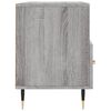 vidaXL Meuble TV sonoma gris 102x36x50 cm bois d'ing&eacute;nierie