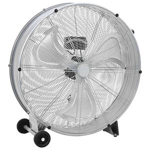 vidaXL Ventilateur tambour avec roue 79 x 37 x 82 cm Aluminium
