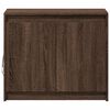 vidaXL Buffet avec LED ch&ecirc;ne marron 72x34x61 cm bois d'ing&eacute;nierie