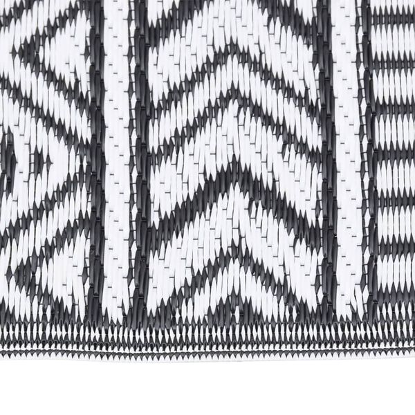 vidaXL Tapis d'ext&eacute;rieur ARAKIL Noir 80x250 cm PP