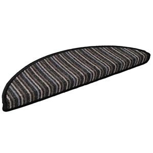 vidaXL Tapis d'escalier auto-adh&eacute;sifs 15 pc 56 x 17 x 3 cm Non-Slip