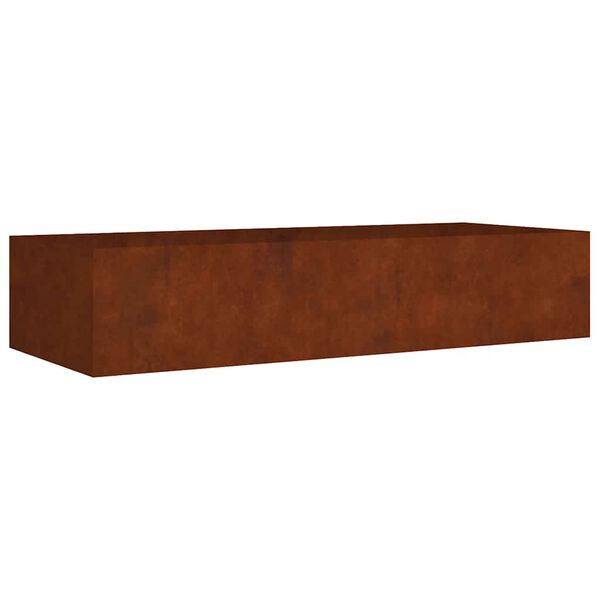 vidaXL Lit sur&eacute;lev&eacute; de jardin 200x80x40 cm acier corten