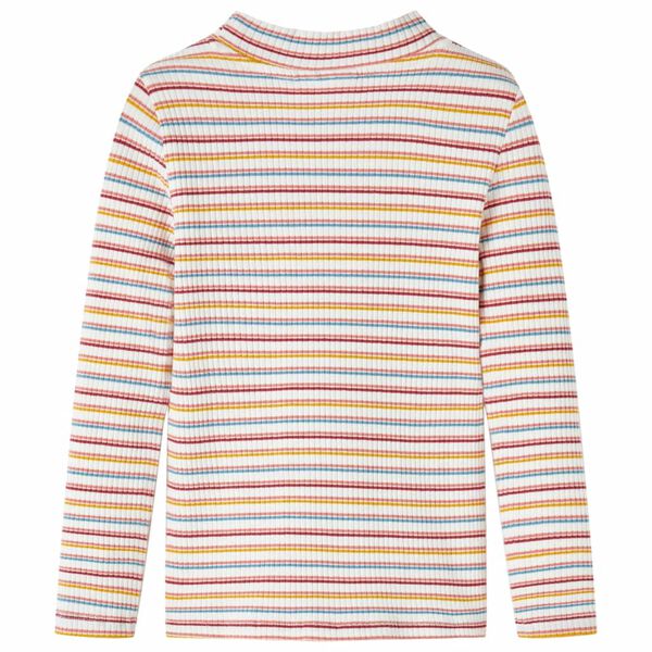 T-shirt enfants manches longues faux col roul&eacute; &eacute;cru 92