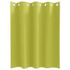 vidaXL Rideaux occultants avec anneaux 2 pcs Vert 140 x 140 cm