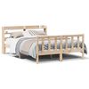 vidaXL Cadre de lit sans matelas 120x200 cm bois de pin massif