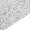 vidaXL Tapis Gris clair 100x300 cm Coton