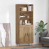 vidaXL Haut Armoire 2 pcs Ch&ecirc;ne artisanal Bois d'ing&eacute;nierie