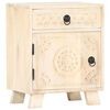 vidaXL Table de chevet 40x30x50 cm Bois de manguier massif