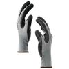 vidaXL Gants de Travail 24 pcs Gris et Noir 8 / m Polyester