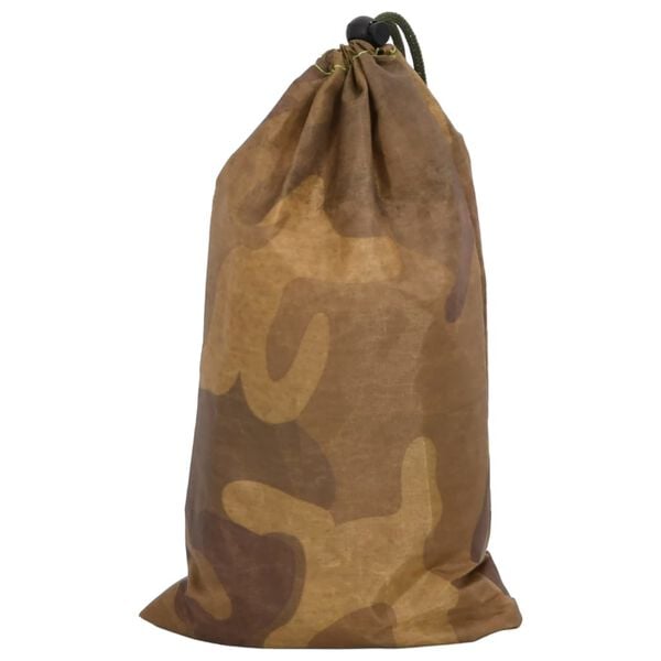 vidaXL Filet de camouflage avec sac de rangement 627x290 cm sable