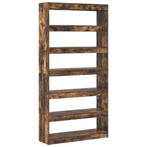 vidaXL Biblioth&egrave;que 6 niveaux 100 x 30 x 198 cm Bois d'ing&eacute;nierie