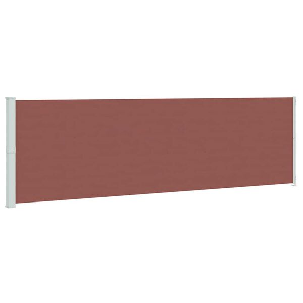 vidaXL Auvent lat&eacute;ral r&eacute;tractable de patio 180x600 cm Marron
