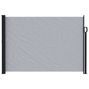vidaXL Store lat&eacute;ral r&eacute;tractable Gris 600 x 160 cm Polyester